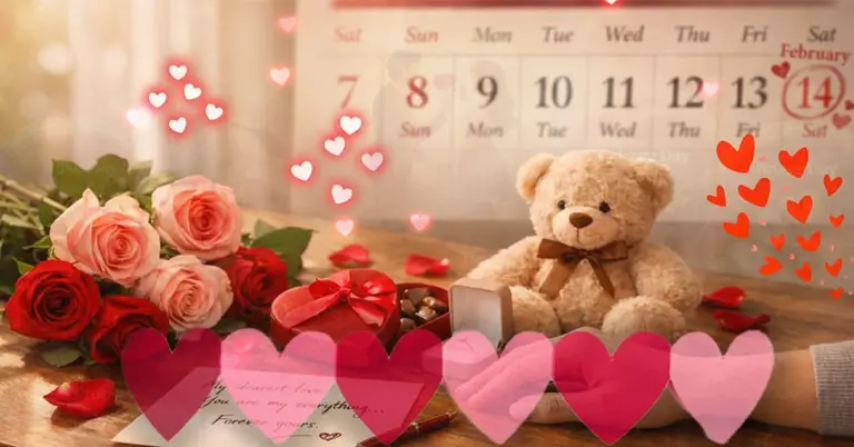 ভ্যালেন্টাইনস উইক ক্যালেন্ডার