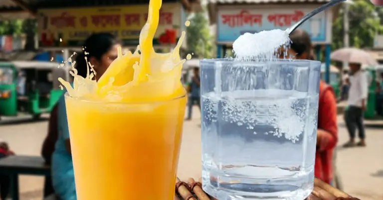 ফলের রস নাকি স্যালাইন কোনটি ভালো
