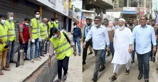 প্রধানমন্ত্রীর নির্দেশে বিরোধীদলীয় নেতার এলাকায় সরকারের টিম