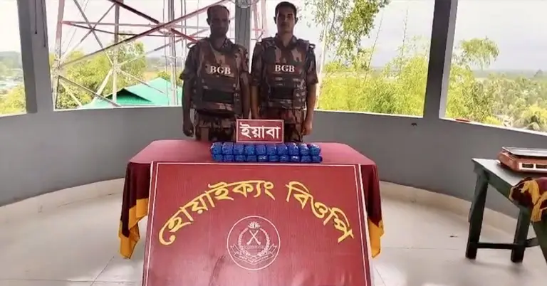 উদ্ধার করা ইয়াবার প্যাকেট