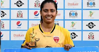 ভুটান নারী ফুটবল লিগে ৫ গোল করে ম্যাচসেরা কৃষ্ণা