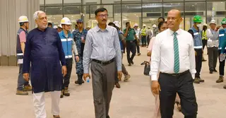 শাহজালাল বিমানবন্দরের তৃতীয় টার্মিনালের অগ্রগতি পরিদর্শন করলেন তিন উপদেষ্টা