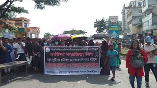 শিক্ষার্থী নিহতের প্রতিবাদে ঢাকা-বরিশাল-কুয়াকাটা মহাসড়ক অবরোধ