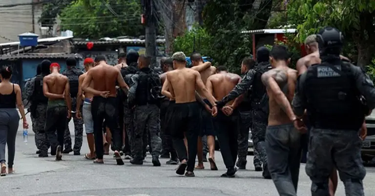 ব্রাজিলে মাদকবিরোধী অভিযান