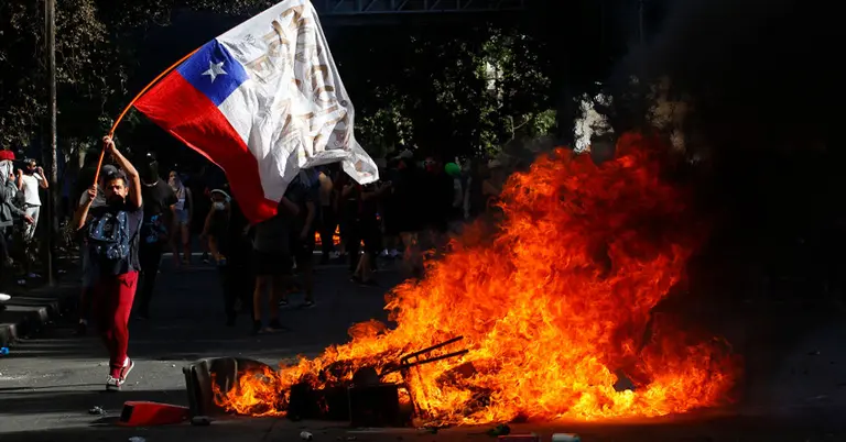 চিলিতে বিক্ষোভ