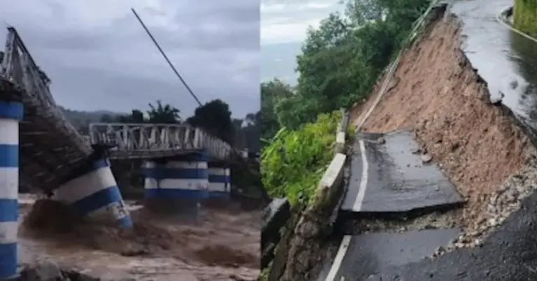 পাহাড় ধস ও আকস্মিক বন্যা