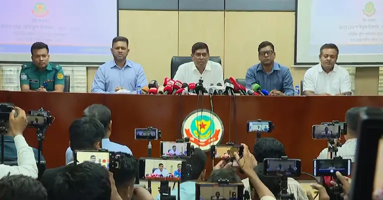 ডিএমপির প্রেস ব্রিফিং