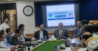 দুদকের নতুন চেয়ারম্যান ও কমিশনারদের সঙ্গে কর্মকর্তাদের মতবিনিময় সভা