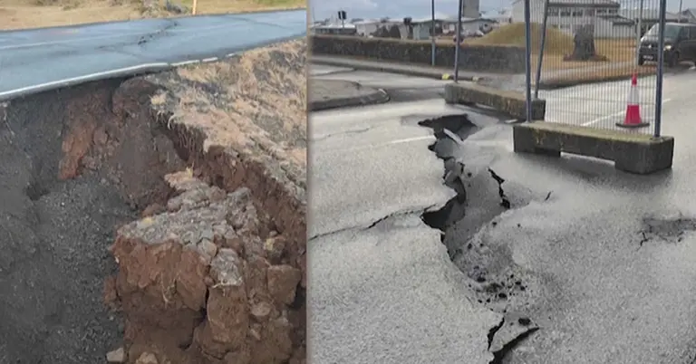 ভূমিকম্পে ফাটল