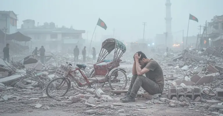 তীব্র ভূমিকম্পের পর মানসিক ট্রমা?