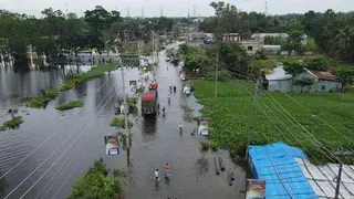 পানি নামলেও এখনো দুর্ভোগ কাটেনি বন্যার্তদের