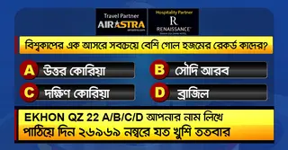 বিশ্বকাপের ২ জুলাইয়ের কুইজ: সঠিক উত্তর দিয়ে জিতে নিন-বাফেট ভাউচার