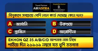 বিশ্বকাপের ১৫ জুলাইয়ের কুইজ: সঠিক উত্তর দিয়ে জিতে নিন-বাফেট ভাউচার
