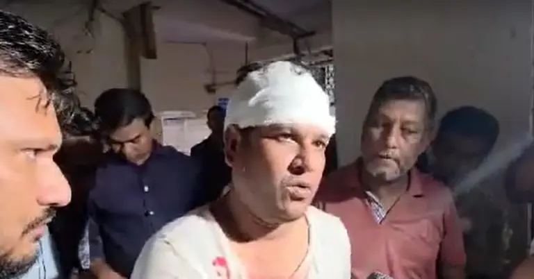 আহত এখন টিভির সাংবাদিক হোসাইন জিয়াদ