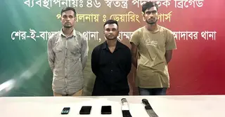 আদাবরে কুপিয়ে হত্যা; সেনা অভিযানে সন্দেহভাজন তিন আসামি গ্রেপ্তার
