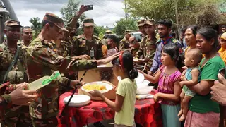 সশস্ত্র বাহিনী কর্তৃক সারাদেশে বন্যার্তদের উদ্ধার, চিকিৎসা সেবা ও ত্রাণ বিতরণ কার্যক্রমের বিবরণ