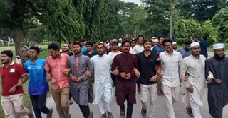 চবিতে হামলার প্রতিবাদে ইবিতে বিক্ষোভ সমাবেশ