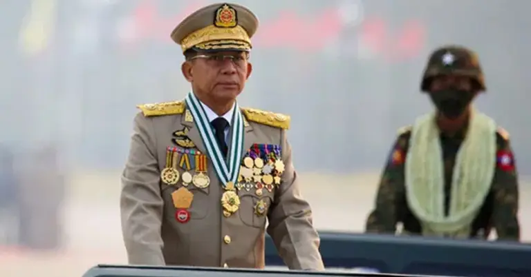 জান্তা সরকার প্রধান জেনারেল মিন অং হ্লাই