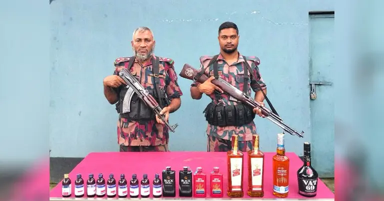 মাদক ও চোরাচালানি মালামাল জব্দ