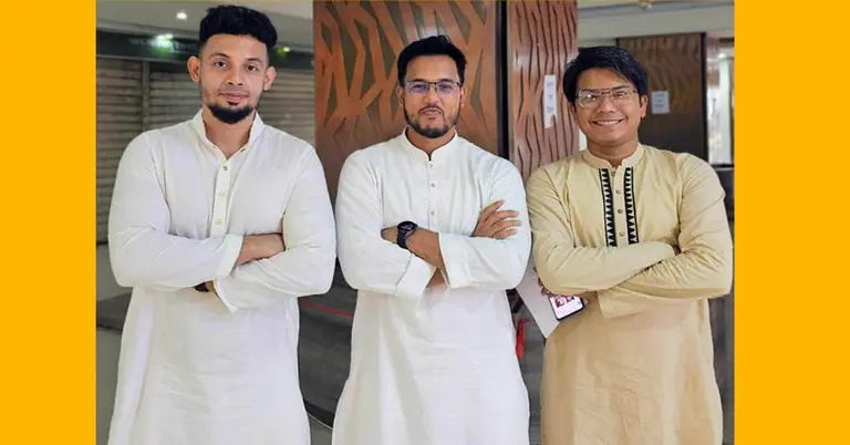 মো. তরিকুল ইসলাম, ডা. জাহিদুল ইসলাম ও ইঞ্জিনিয়ার ফরহাদ সোহেল
