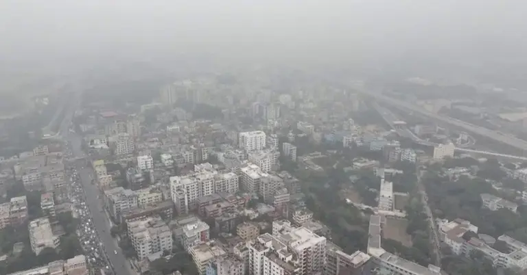 শহরের দূষিত আবহাওয়া