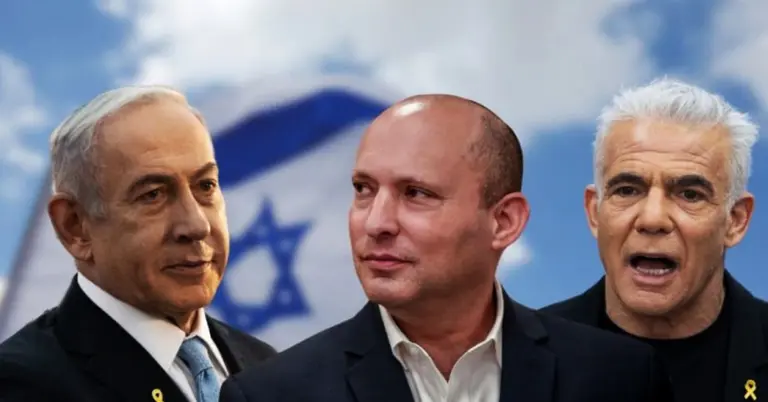 নেতানিয়াহু, নাফতালি বেনেট ও ইয়াইর লাপিদ