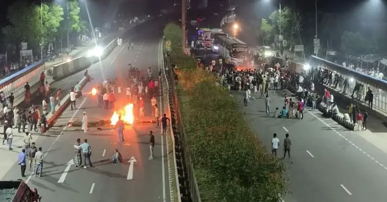 ঢাকা-ভাঙ্গা এক্সপ্রেসওয়ে অবরোধ