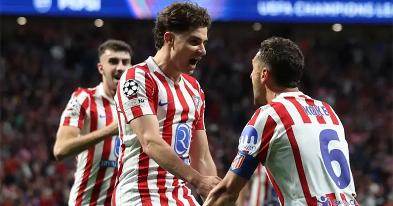 অ্যাটলেটিকো-আর্সেনাল ম্যাচের একটি মুহূর্ত