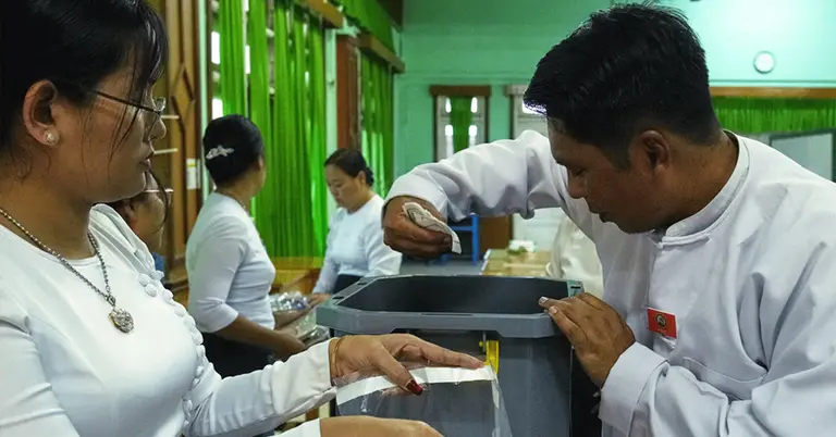 মিয়ানমারে নির্বাচন