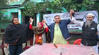 মেজর মামুনকে সমর্থন জানিয়ে সরে দাঁড়ালেন বিএনএম প্রার্থী