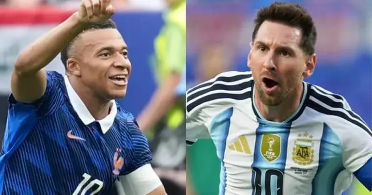 মেসি ও এমবাপ্পে