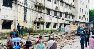 রাজধানীর মিরপুর কলেজের দেয়াল ধসে ২ জনের মৃত্যু