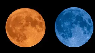 রাতের আকাশে দেখা মিললো সুপার মুনের