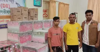 মৌলভীবাজারে প্রায় অর্ধ কোটি টাকার ভারতীয় পণ্যসহ গ্রেপ্তার দুই