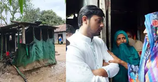 ঢাবি শিক্ষার্থীর বাড়িতে দুর্বৃত্তদের আগুন, পরিবারের সঙ্গে দেখা করেছেন নাসিরুদ্দীন পাটওয়ারী