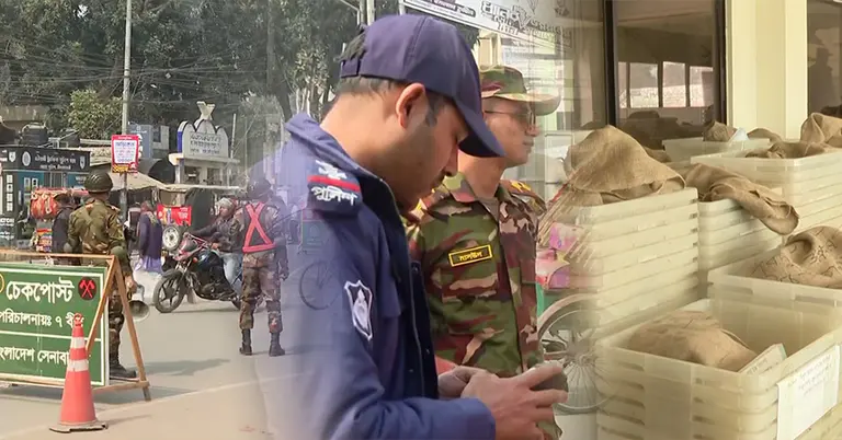 নির্বাচন সামনে রেখে ব্যালট পাঠানো শুরু, সড়ক-মহাসড়কে কড়া নিরাপত্তা