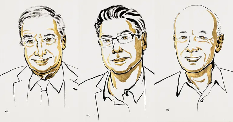 জোয়েল মকিয়র, ফিলিপ আগিয়োঁ ও পিটার হাউইট