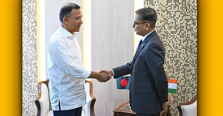 প্রধানমন্ত্রীর সঙ্গে ভারতীয় হাইকমিশনার