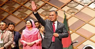 ঢাকার পথে প্রধানমন্ত্রী তারেক রহমান