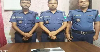 কমলগঞ্জে পুলিশের অভিযানে পাইপগান উদ্ধার