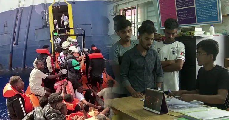 ঝুঁকিপূর্ণ পথে ইউরোপ যাত্রা