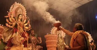 আজ মহানবমী, মণ্ডপে মণ্ডপে বিদায়ের সুর