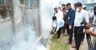 ডেঙ্গু প্রতিরোধে রাসিকের বিশেষ পরিচ্ছন্নতা অভিযান ও ফগার স্প্রে কার্যক্রম শুরু