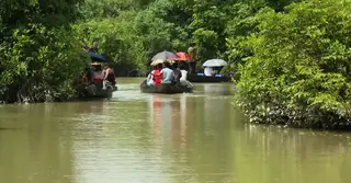ঈদের ছুটিতে রাতারগুলে পর্যটকদের উপচেপড়া ভিড়, ভোগান্তি কাটেনি সড়কে