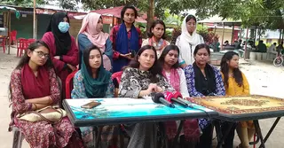 রাকসু নির্বাচন ঘিরে ৭ দফা দাবি তুলে ধরলেন নারী প্রার্থীরা