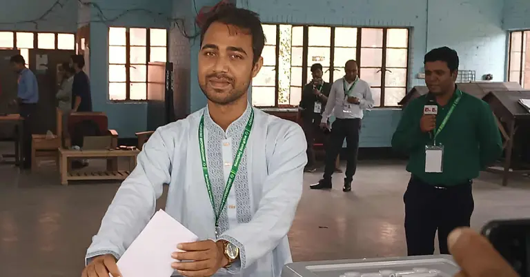 ছাত্রদল সমর্থিত ভিপি প্রার্থী শেখ সাদী