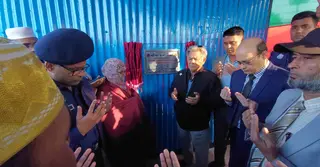 ওসমান হাদির স্মরণে নলছিটি লঞ্চঘাটের নামফলক উন্মোচন