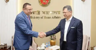 স্বরাষ্ট্রমন্ত্রীর সঙ্গে ফিলিস্তিনের রাষ্ট্রদূতের সৌজন্য সাক্ষাৎ