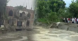 শরীয়তপুরে পদ্মার ভাঙনে নদীগর্ভে বিলীন বহু স্থাপনা