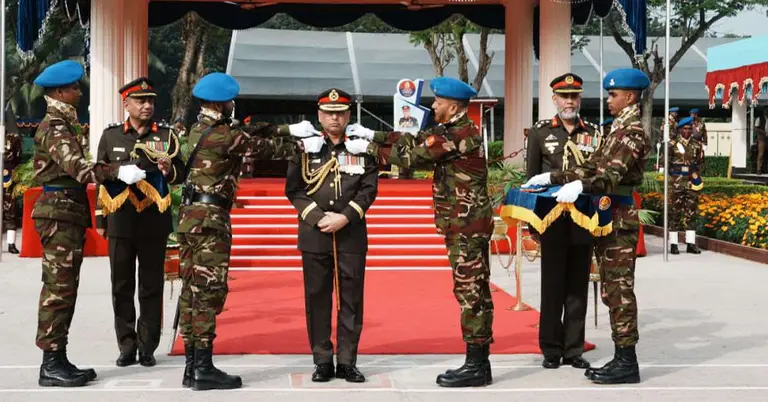 কোর অব ইঞ্জিনিয়ার্সের নবম কর্নেল কমান্ড্যান্ট অভিষেক অনুষ্ঠানে সেনাপ্রধান